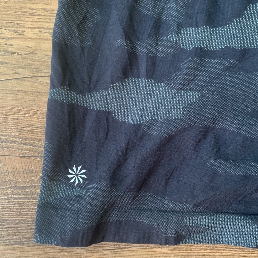 Athleta Momentum Camo Tank Black Gray Racerback - Picture 4 of 6